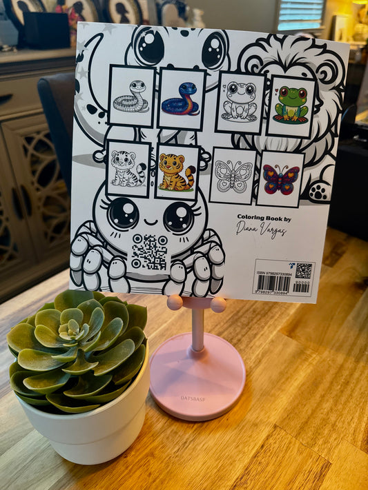 Critters to Color 8in by 8in Vol.2