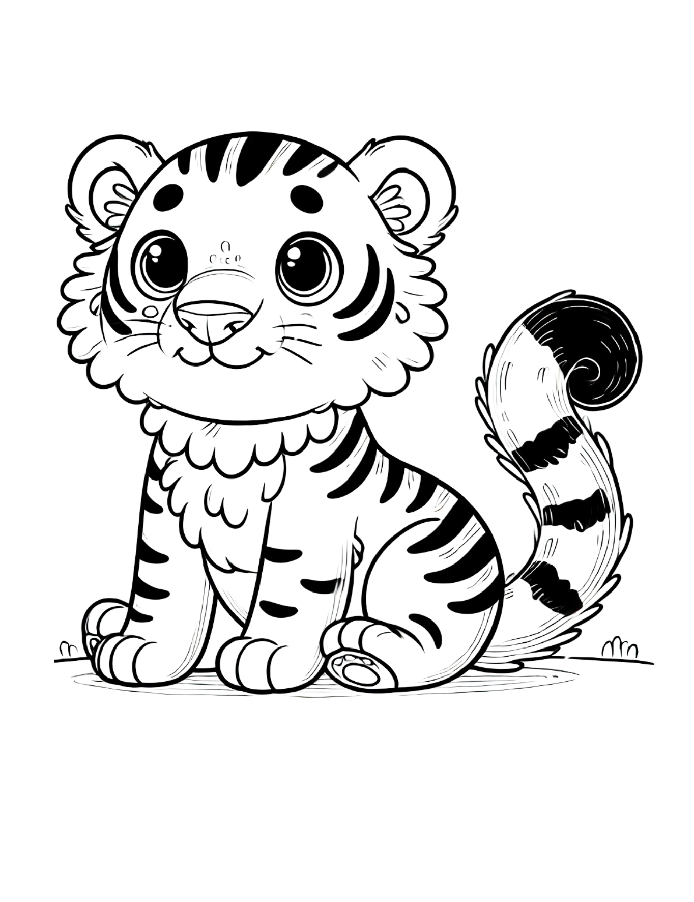 Cute Critters to Color - 8.5 x 11"