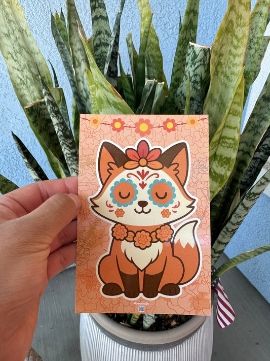 Fox Dia de los Muertos Postcards