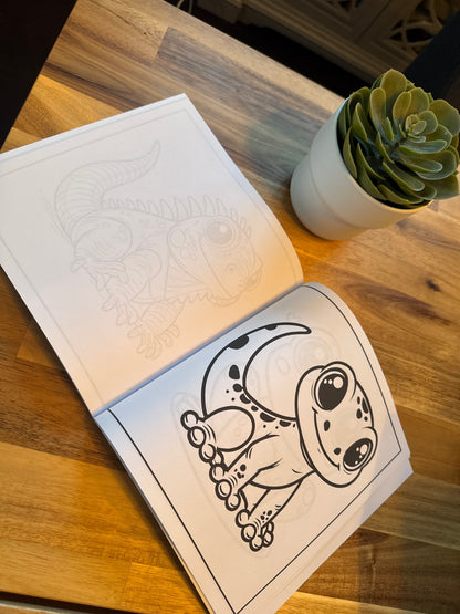 Critters to Color 8in by 8in Vol.2