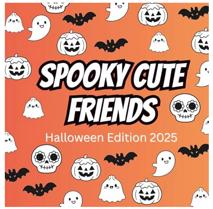 Spooky Cute Friends: Halloween Edition 2025 Paperback
