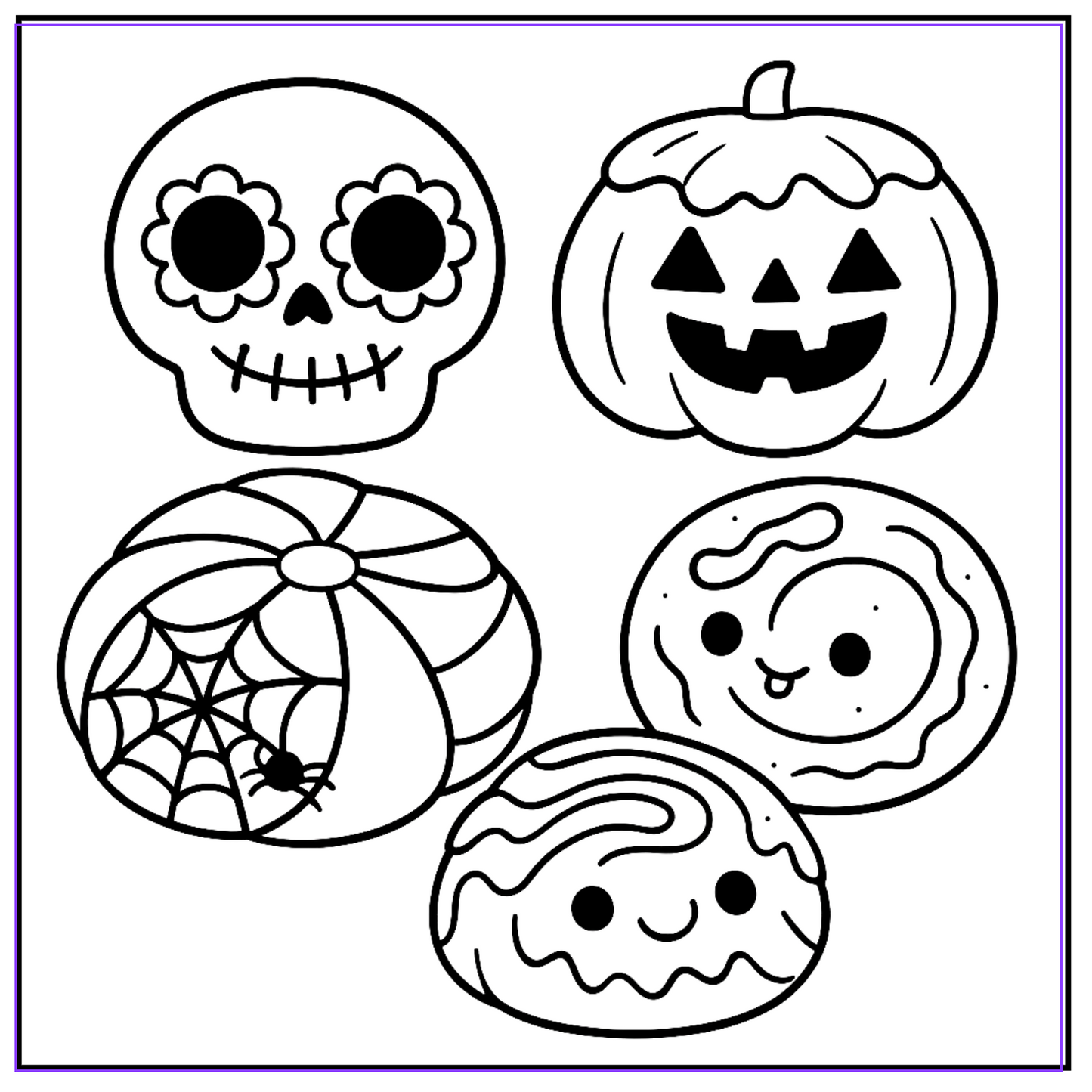Spooky Cute Friends: Halloween Edition 2025 Paperback