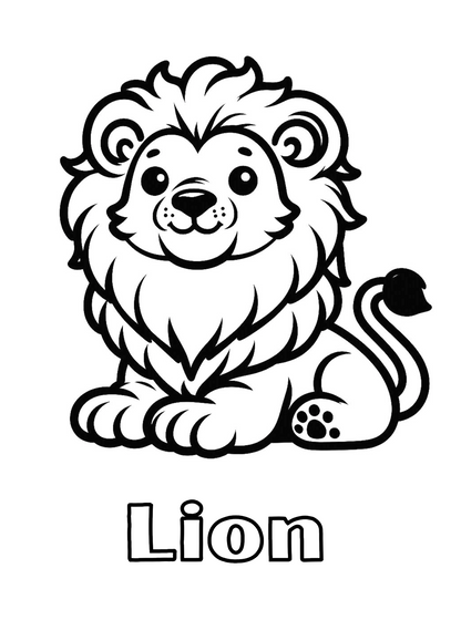 Bilingual Coloring Book for Toddlers: Spanish English Animals to Color