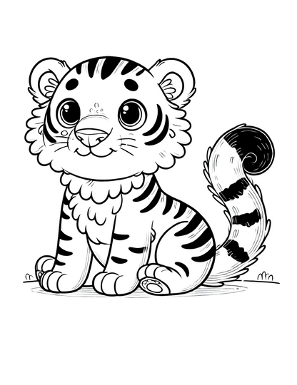 Cute Critters to Color - 8.5 x 11"